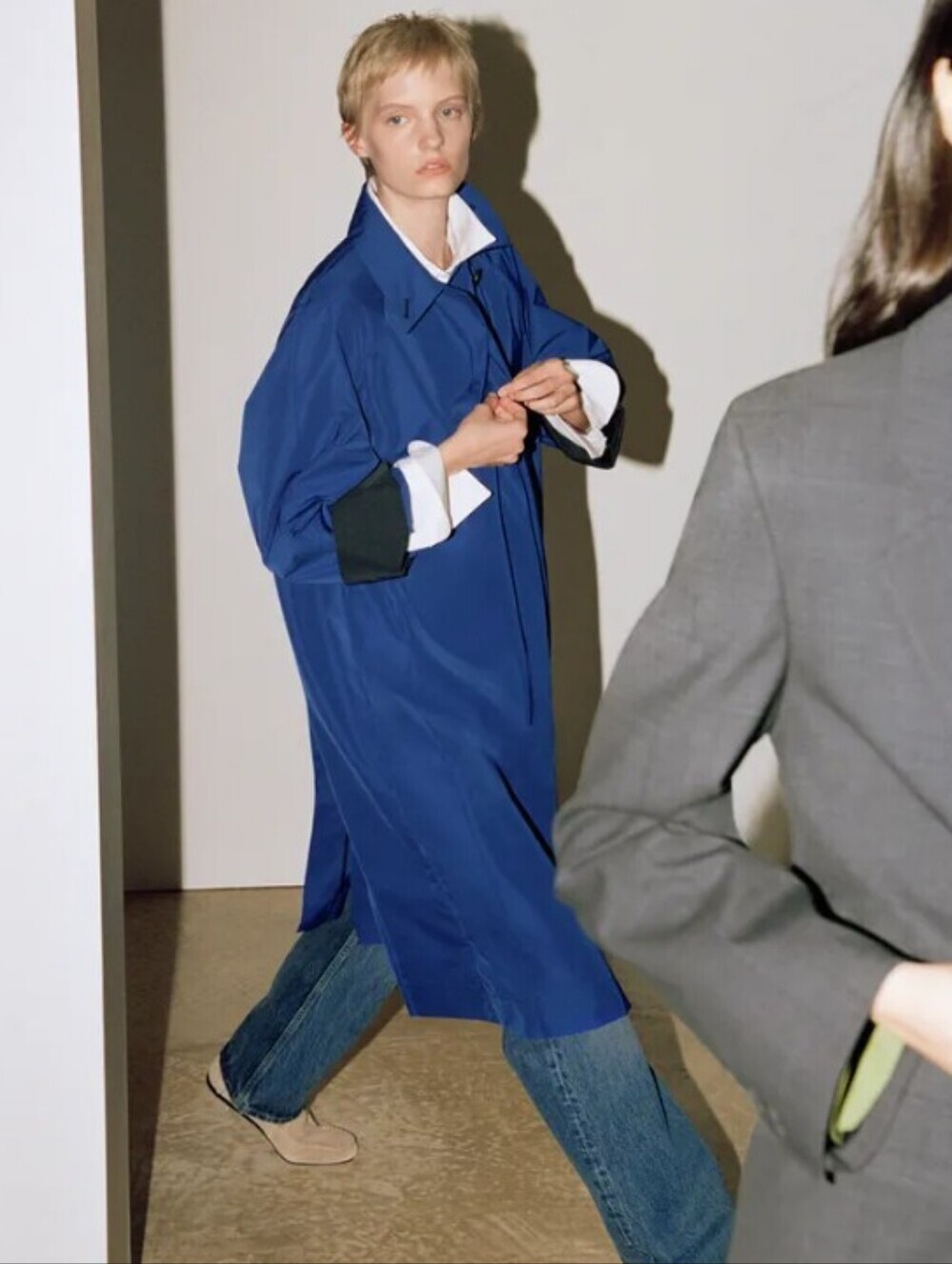 Zara ZW Collection Midi Trench - Picture 2 of 6